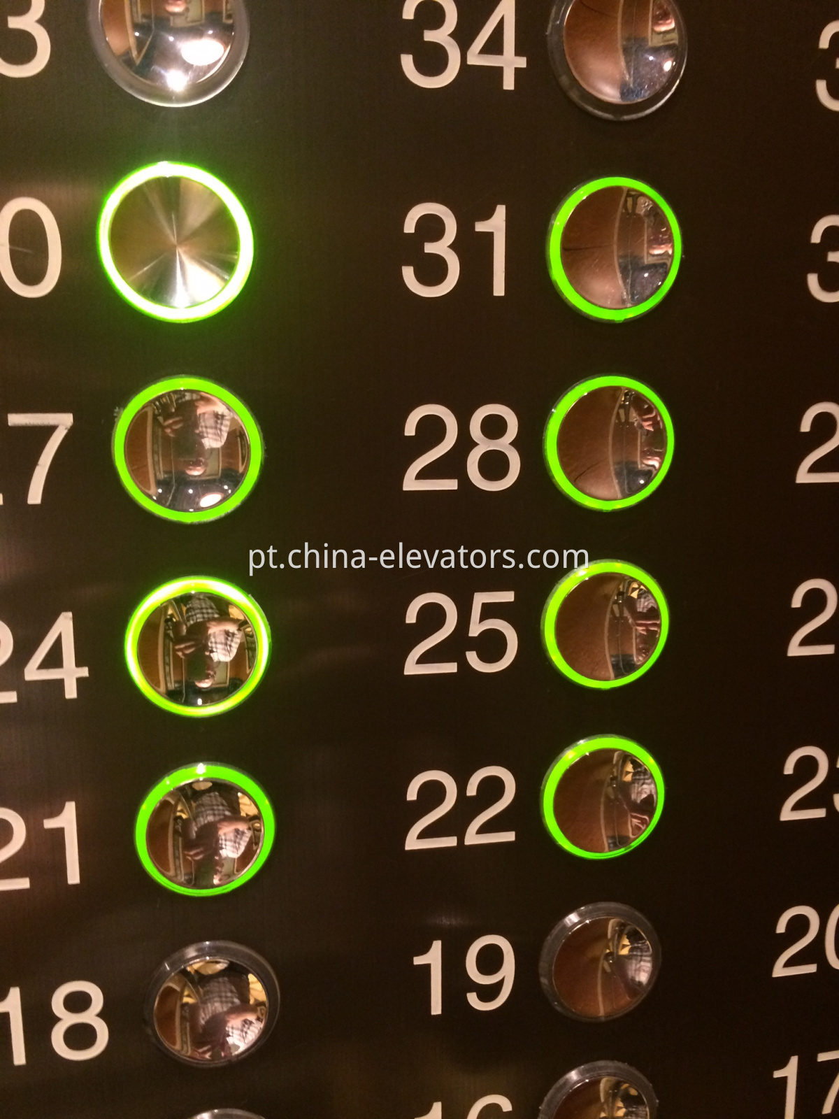 Push Button FAA25090A121 for OTIS 2000 Elevators